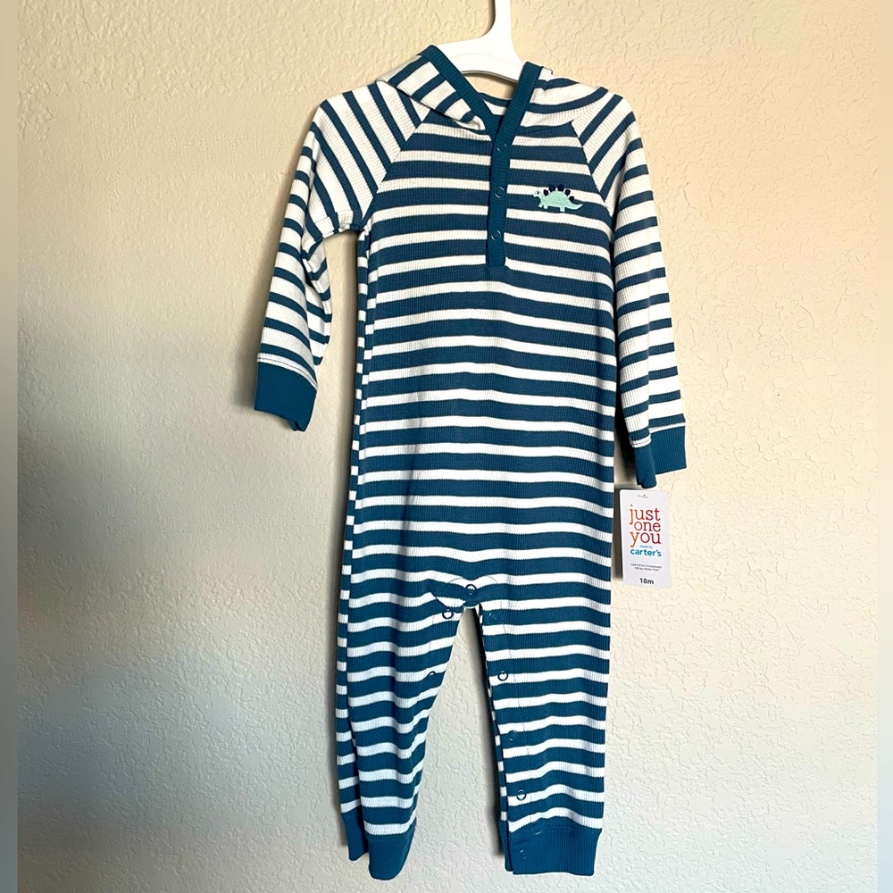 🦄NWT Carters Hooded Onesie - Picture 1 of 4